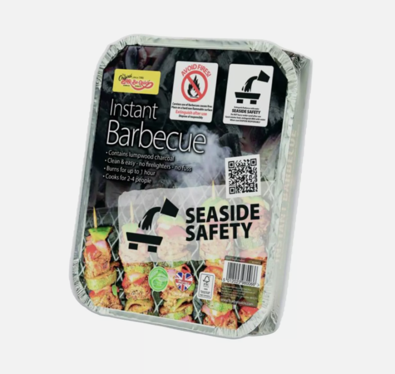 Instant Barbecue Tray - Easy Light - Cooks For Up To 1.5 Hours - GREAT VALUE